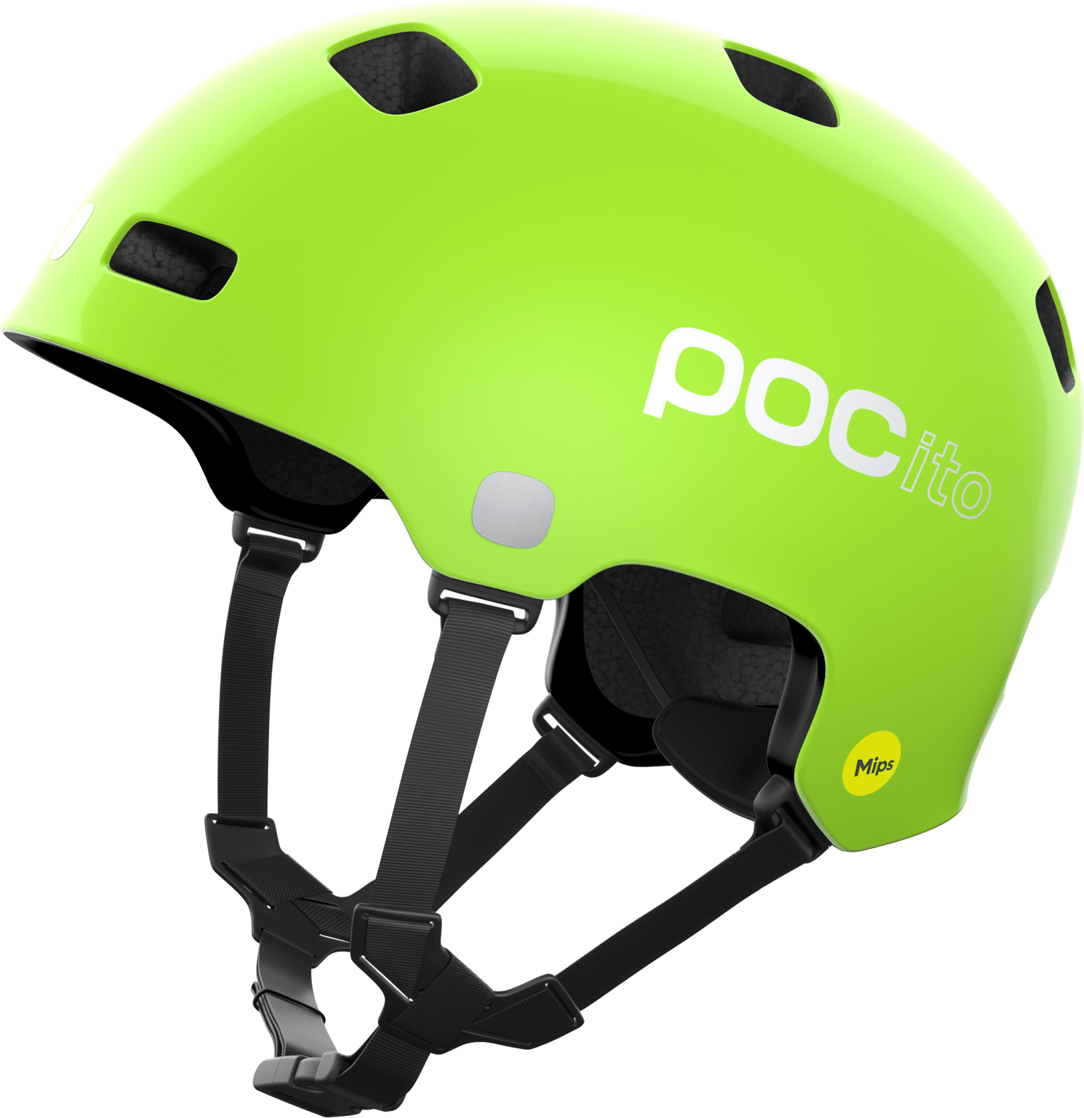 POC Kids' POCito Crane Mips Fluorescent Yellow/Green