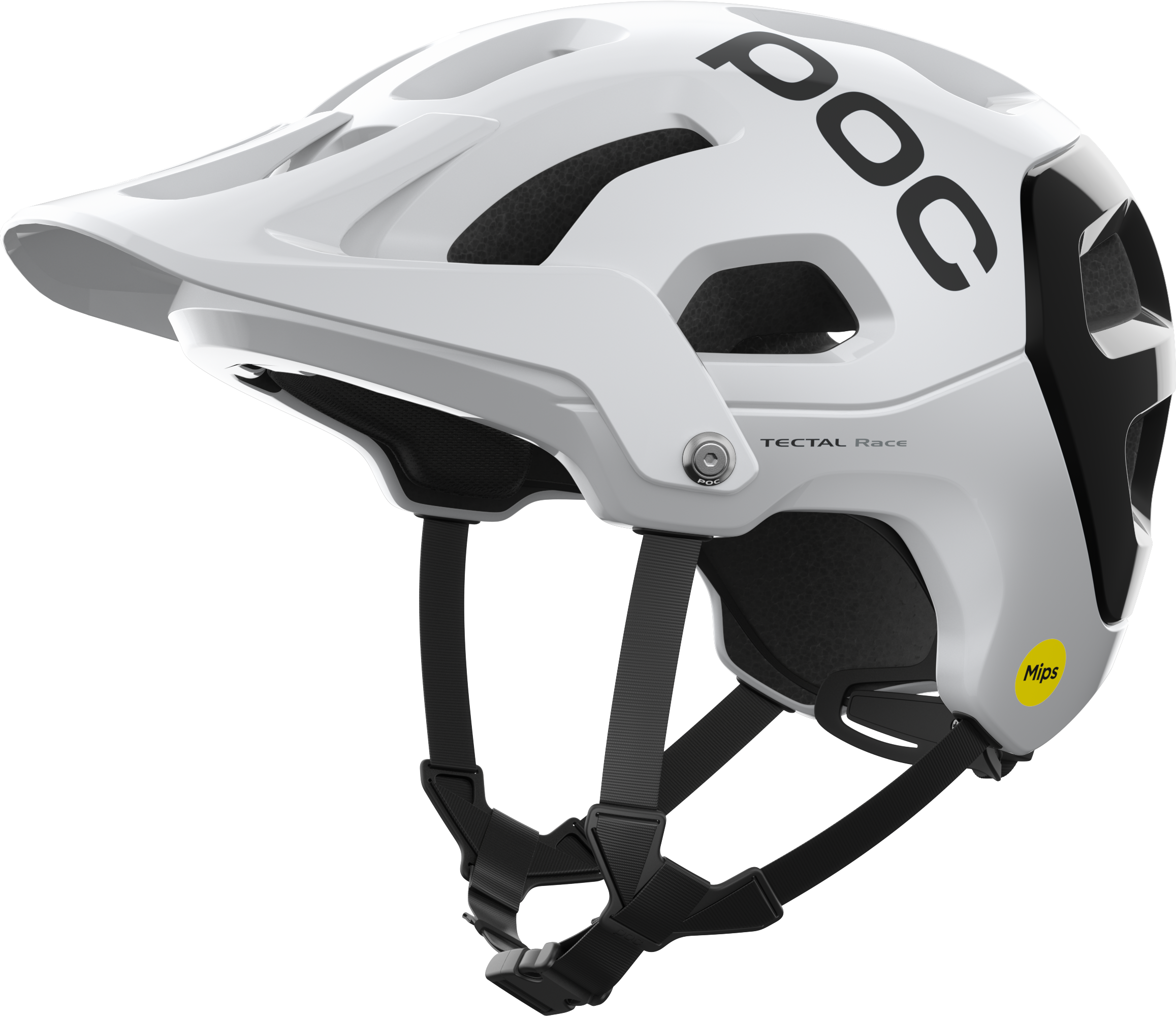POC Tectal Race Mips Hydrogen White/Uranium Black Cykelhjälmar S