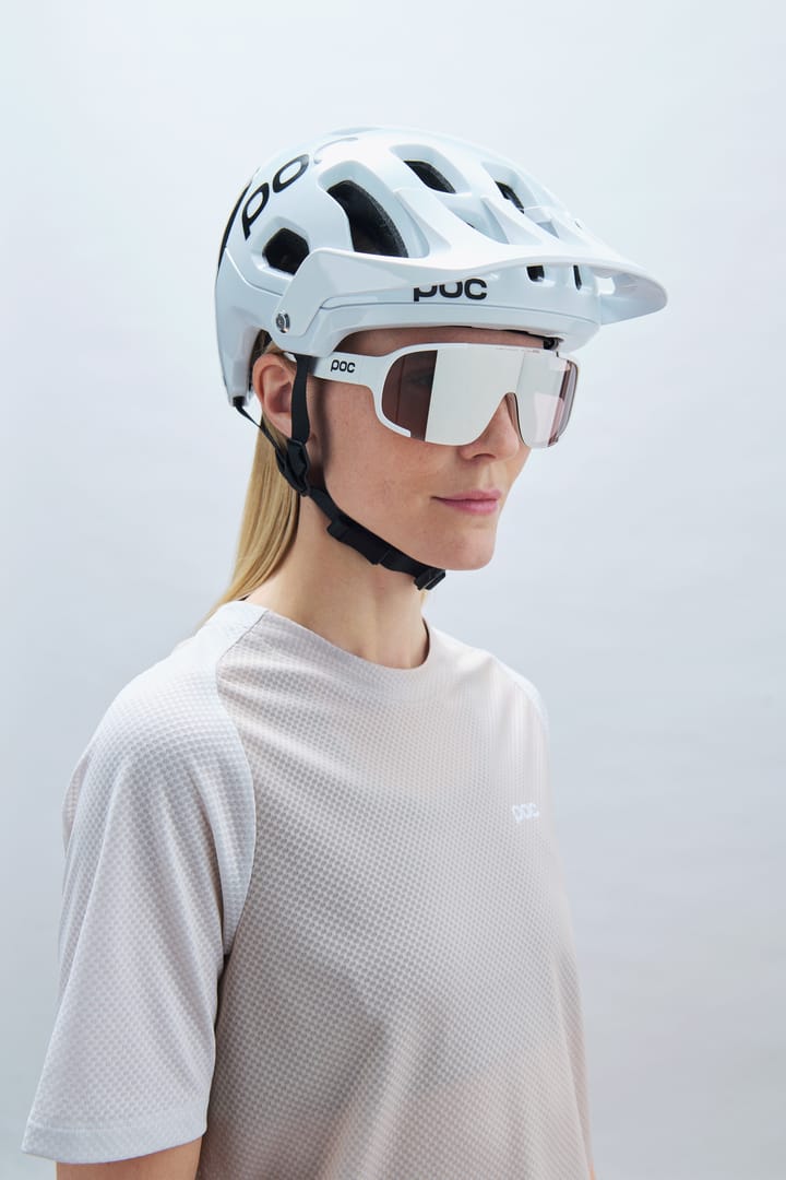 POC Aspire Bike Sunglasses Hydrogen White/Clarity Trail /Partly Sunny Silver POC