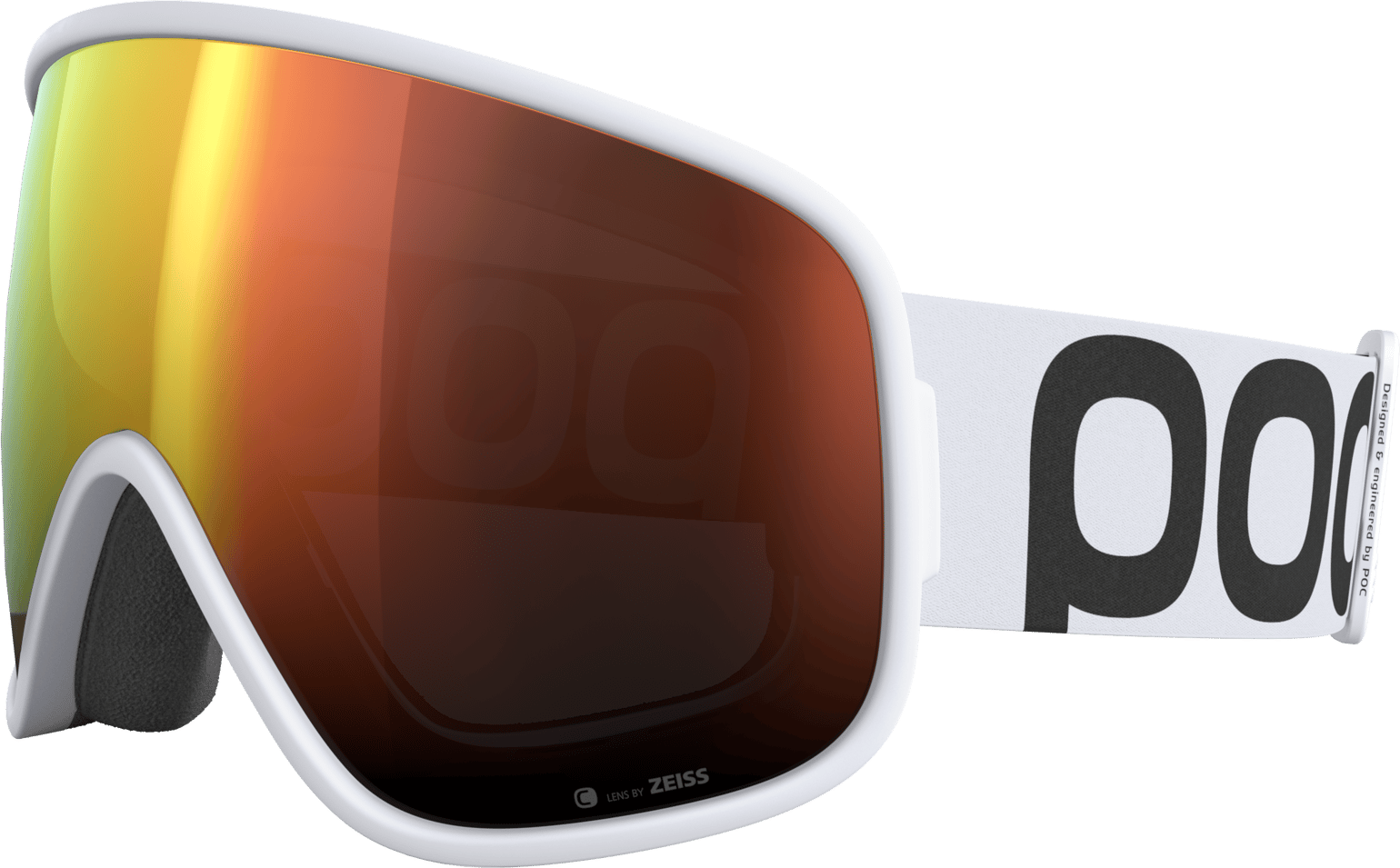 POC Vitrea Hydrogen White/Partly Sunny Orange