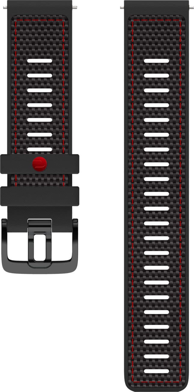Polar Wristband 22 Mm Fkm Black Polar