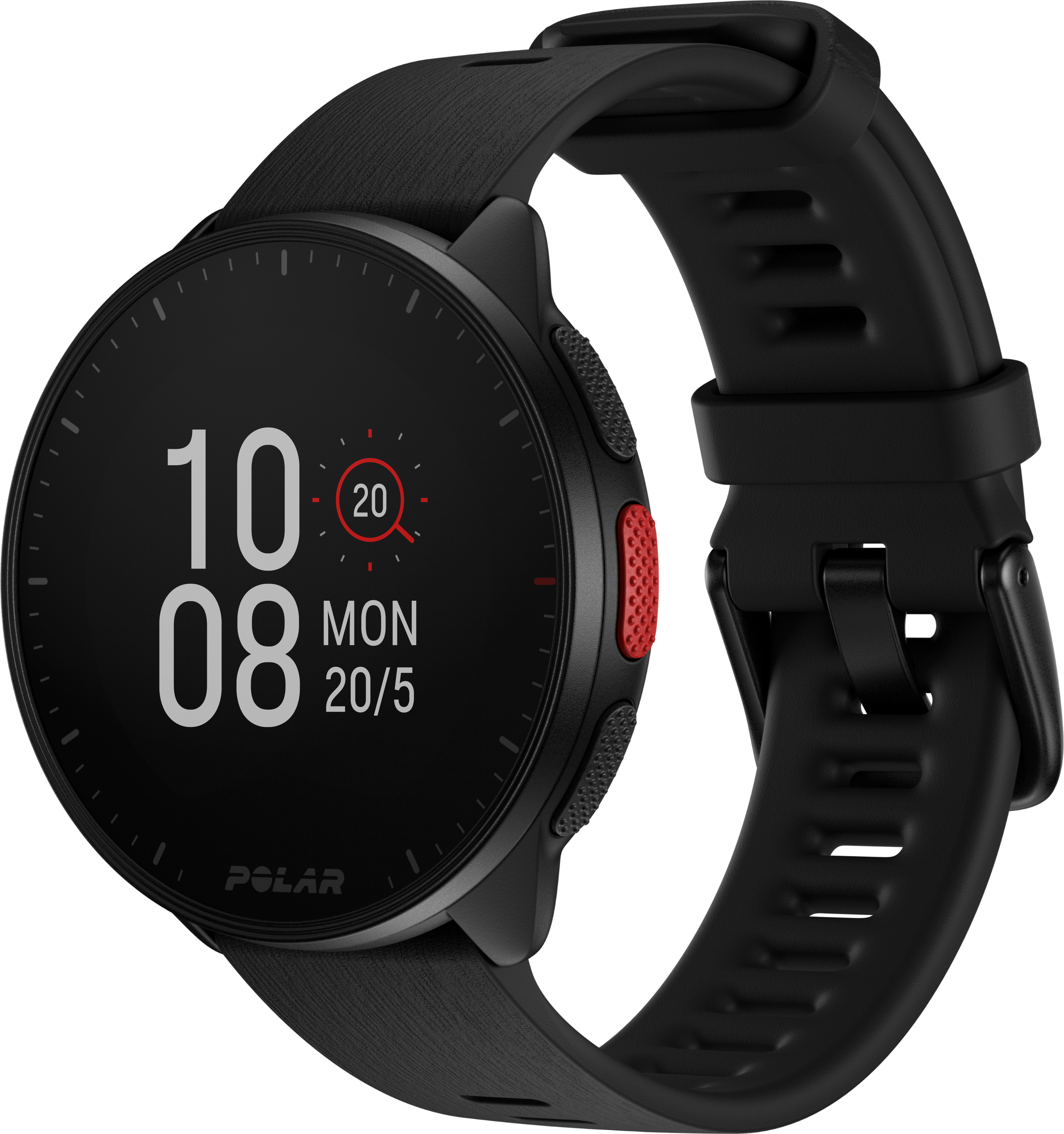 Polar Pacer Night Black Urheilukellot Svart S-L