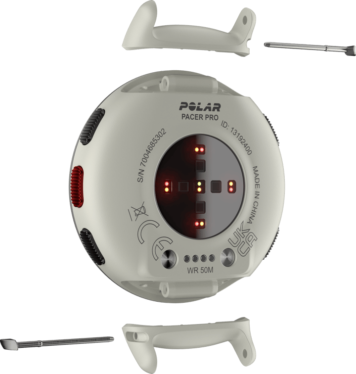 Polar Pacer Pro White/Red Polar