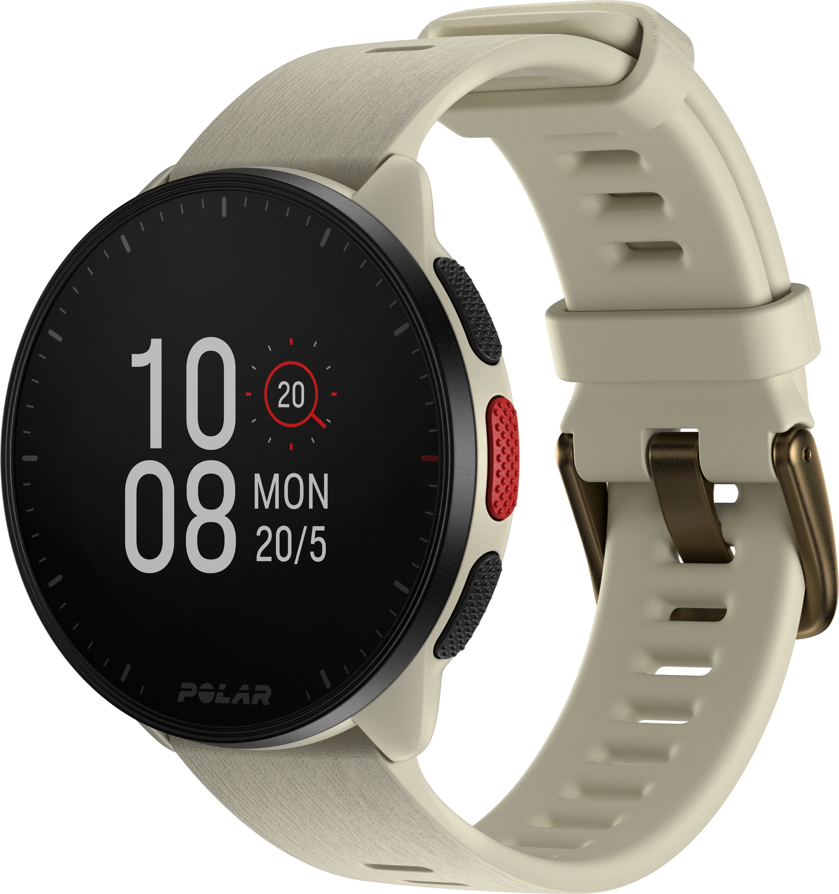 Polar Pacer White Cloud Urheilukellot Hvit S-L