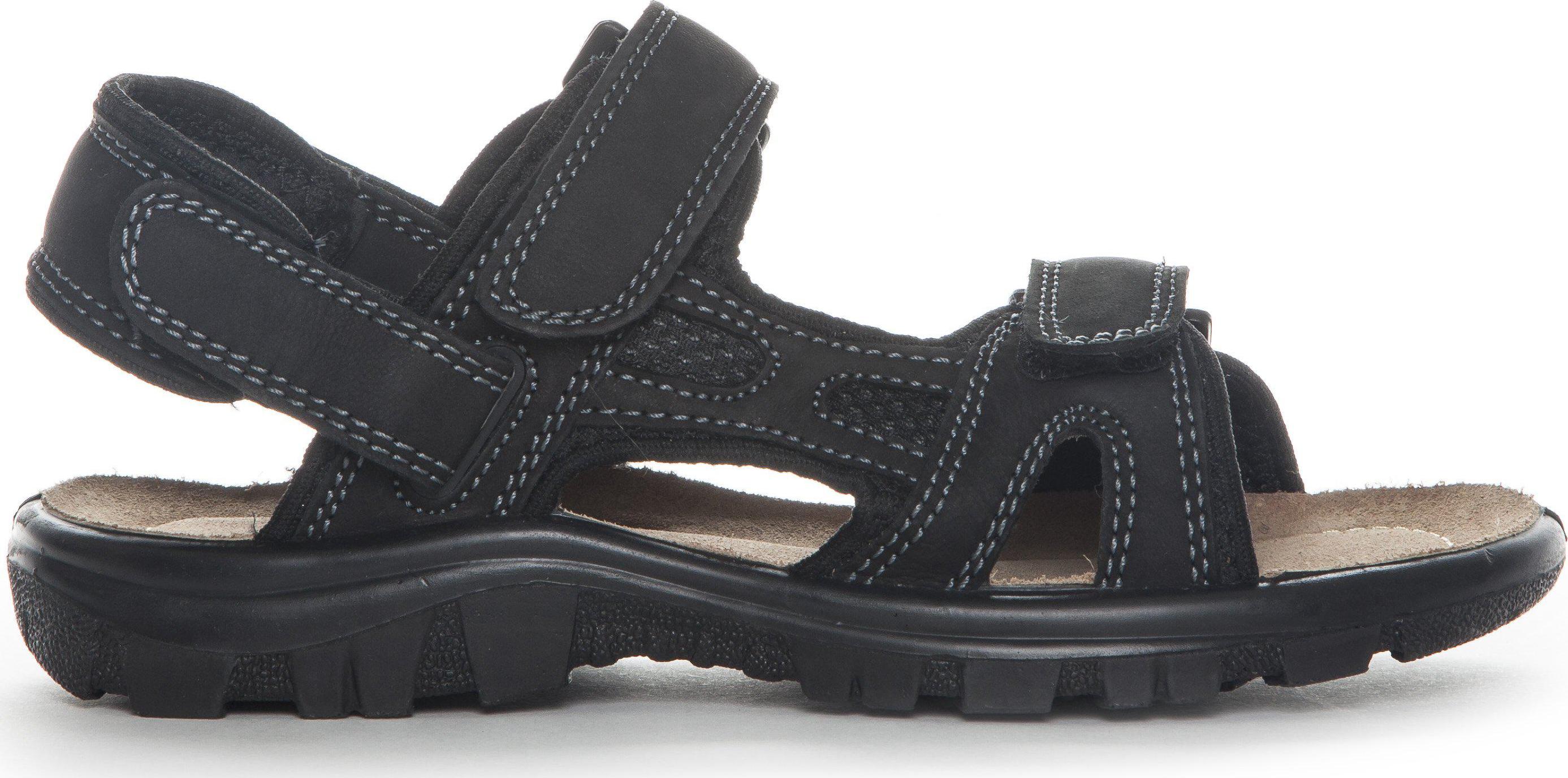 Sandal Leather Outsole PU Black