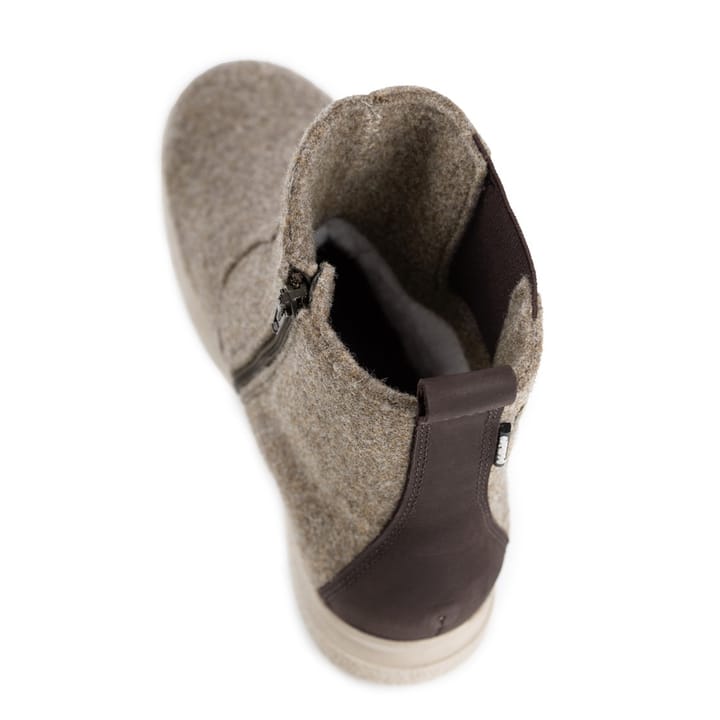 Pomar Women's Malla Gore-Tex Felt Chelsea Boot Sand Felt/Bark Waxy Pomar