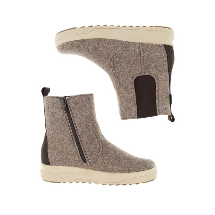 Pomar Women's Malla Gore-Tex Felt Chelsea Boot Sand Felt/Bark Waxy Pomar