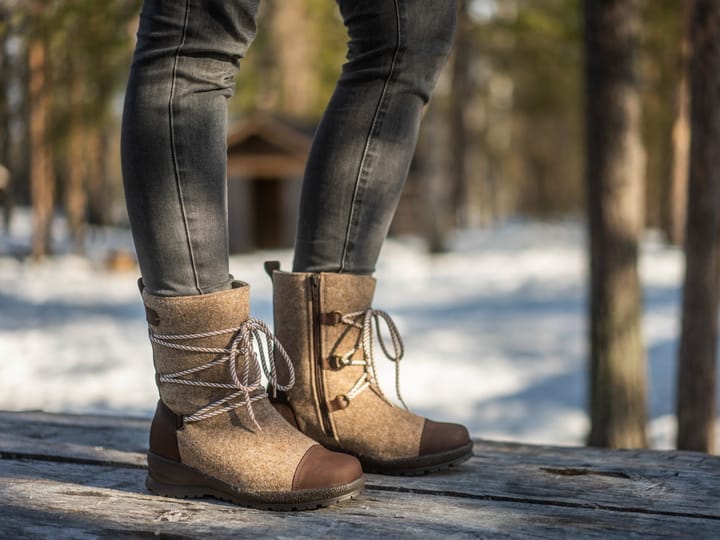 Pomar Women's Koli XW GORE-TEX® Felt Boots Sand/Brown Pomar