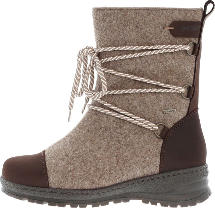 Pomar Women's Koli XW GORE-TEX® Felt Boots Sand/Brown Pomar