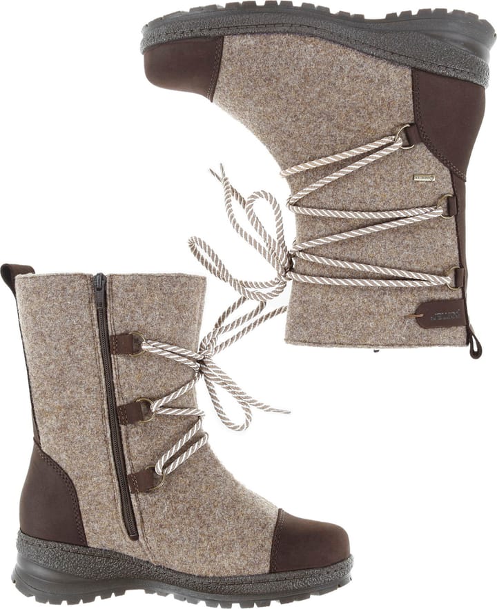 Pomar Women's Koli XW GORE-TEX® Felt Boots Sand/Brown Pomar
