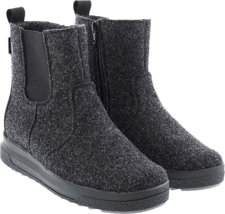 Pomar Women's Malla Gore-Tex Felt Chelsea Boot Granit Felt/Black Waxy Pomar