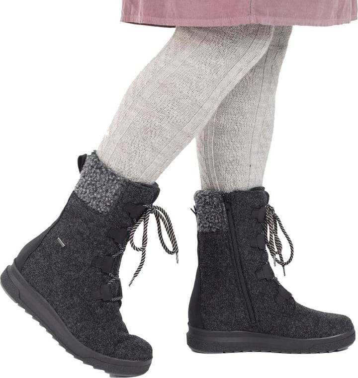 Women's Reki Gore-Tex Felt Boot Granit Felt/Black Waxy Leather Pomar