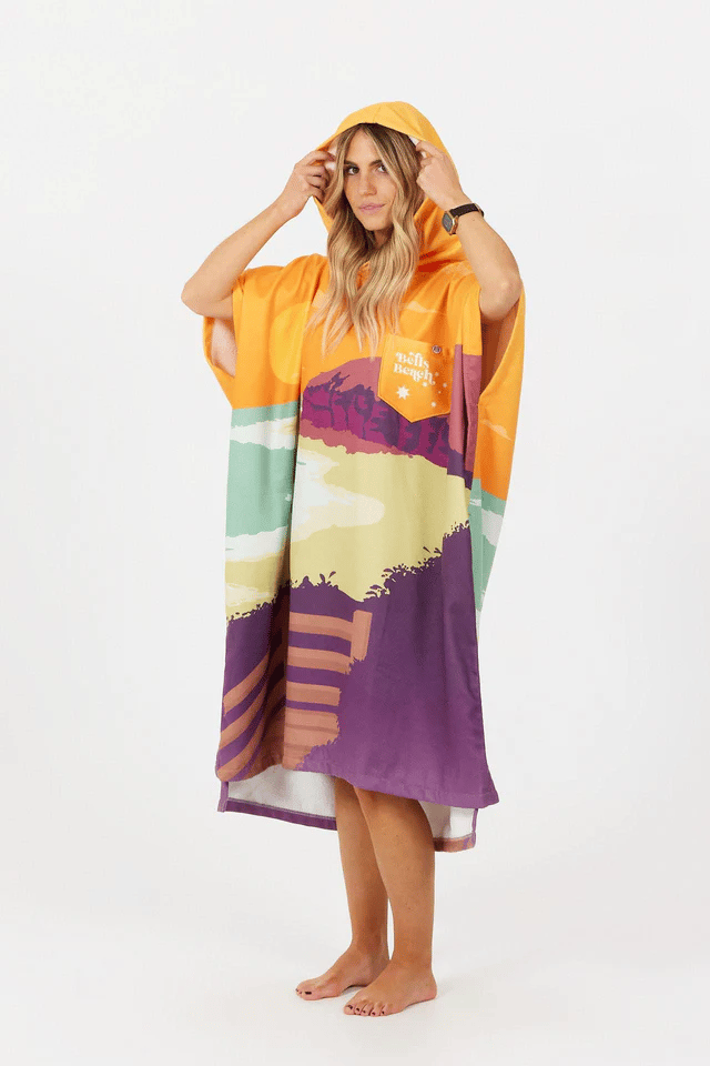 After Essentials Poncho Destination Bells Beach After Essentials