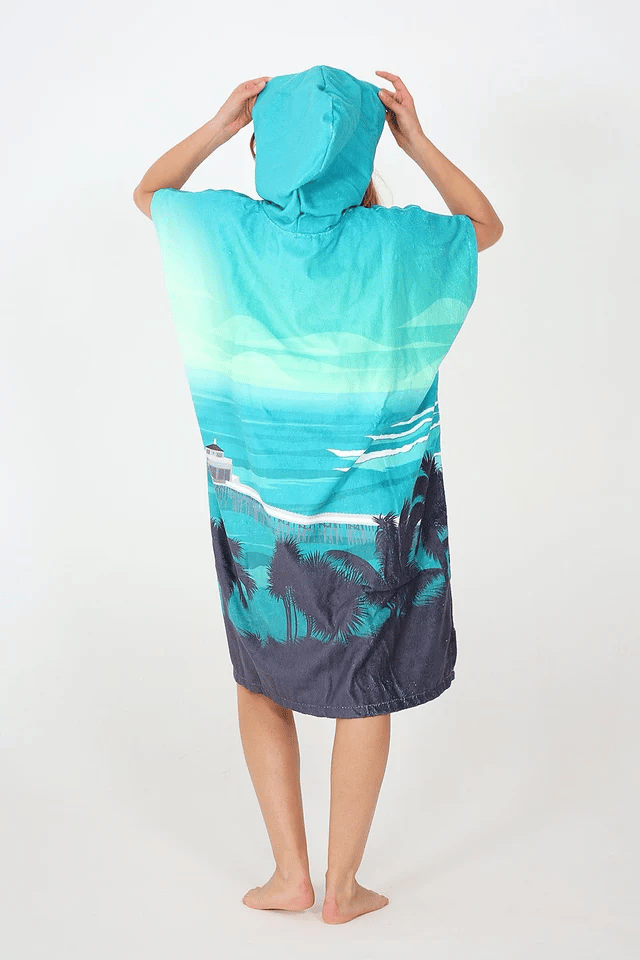 After Essentials Poncho Destination Malibu After Essentials