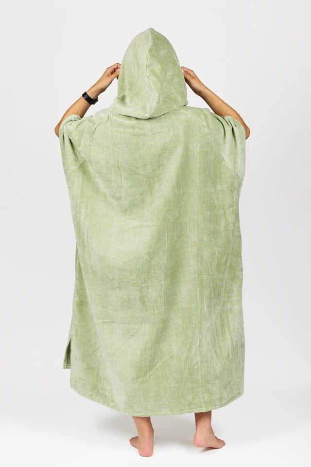 After Essentials Poncho High-End Tender Green After Essentials