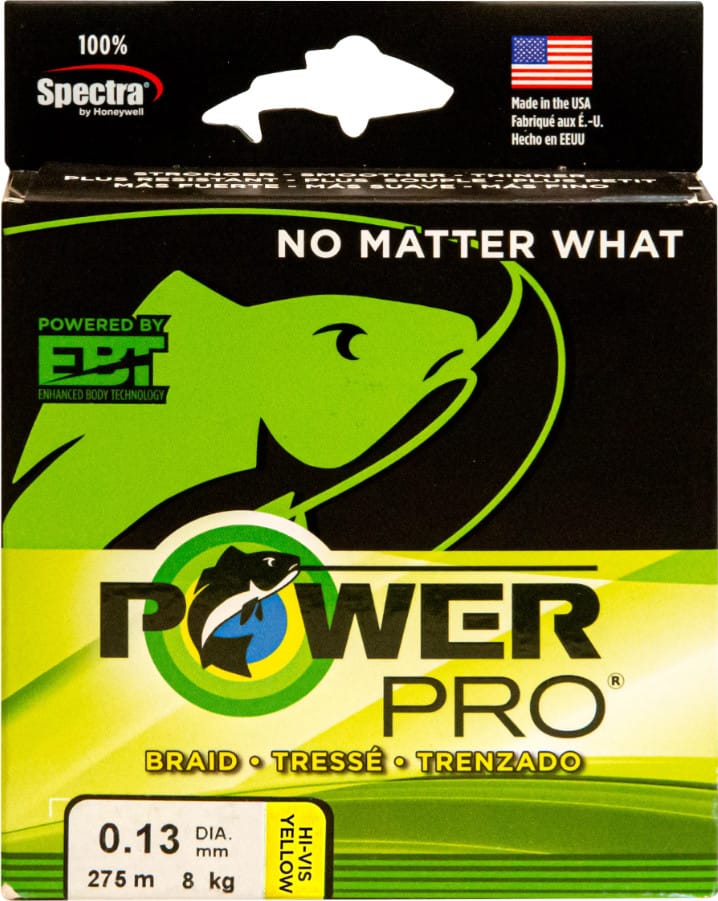 Power Pro Hi-vis Yellow 0,15mm 275m Power Pro