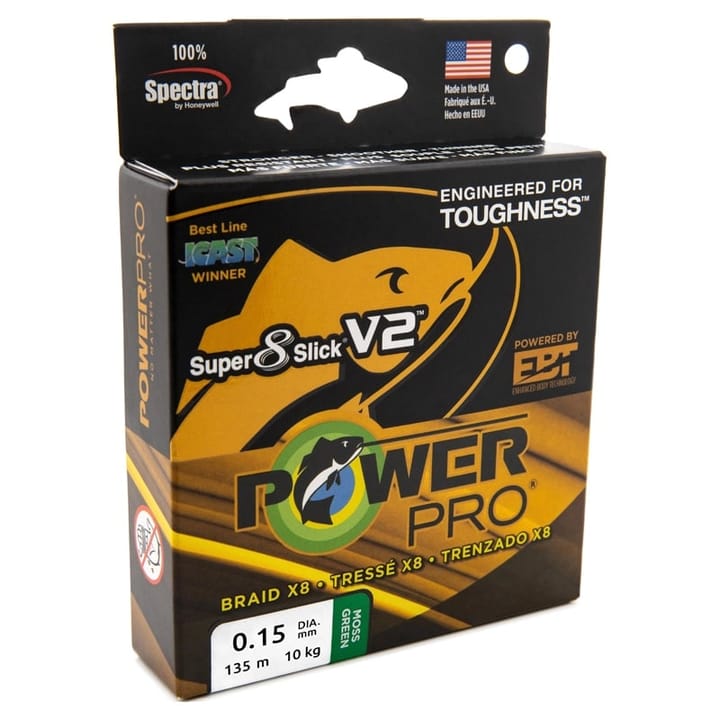 Power Pro Line PowerPro Sup 8 Slick V2 MossGreen Power Pro