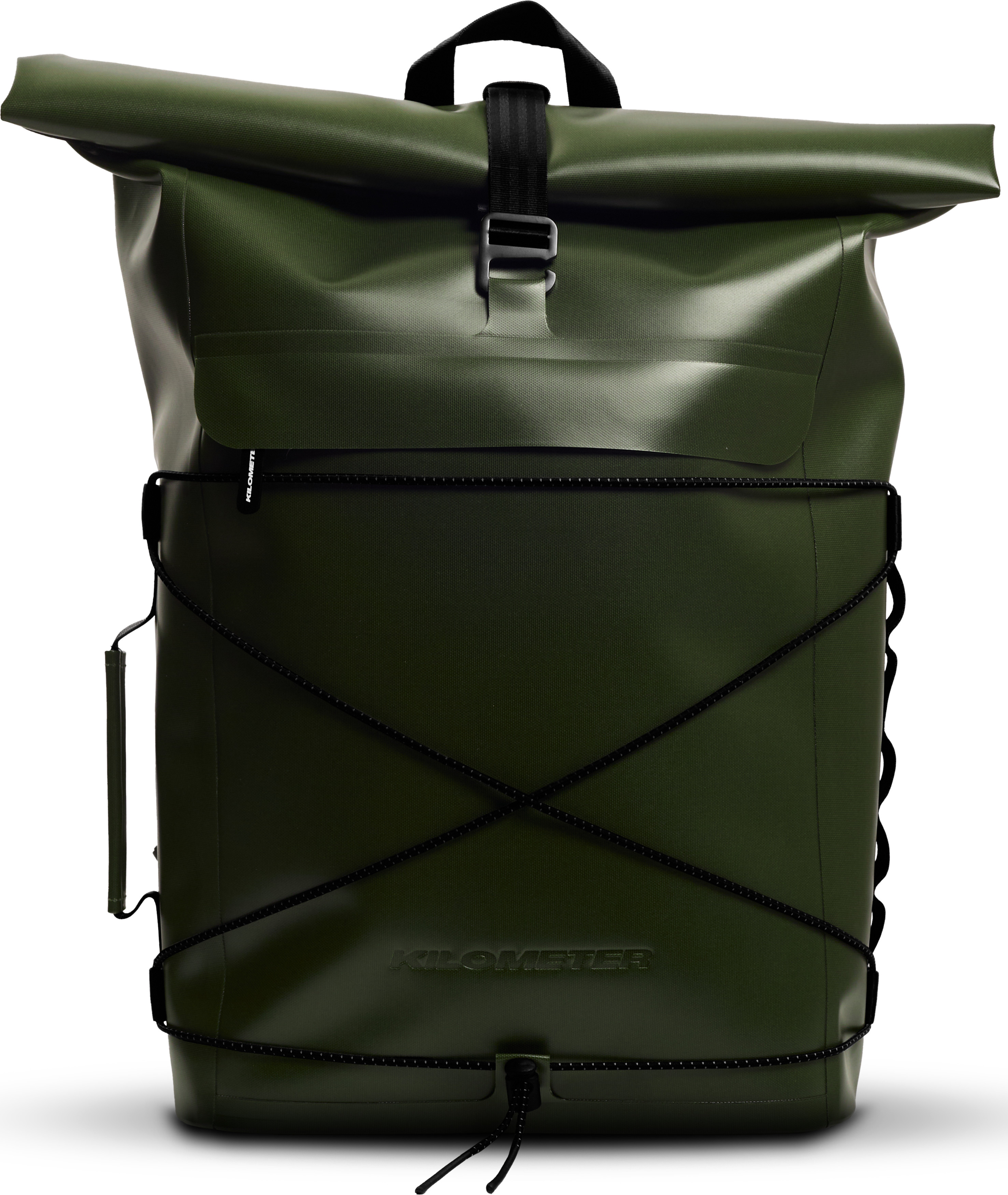 Kilometer Pannier Rolltop Green Hverdagsryggsekker OneSize