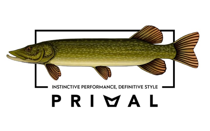 Primal Rod Co Artist Tee Pike White Primal Rod Co Primal Rod Co Artist Tee Pike White Primal Rod Co