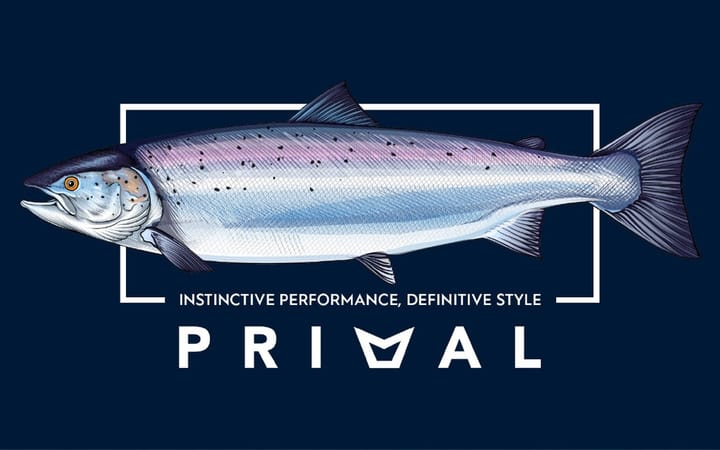 Primal Rod Co Artist Tee Salmon Navy Primal Rod Co Primal Rod Co Artist Tee Salmon Navy Primal Rod Co
