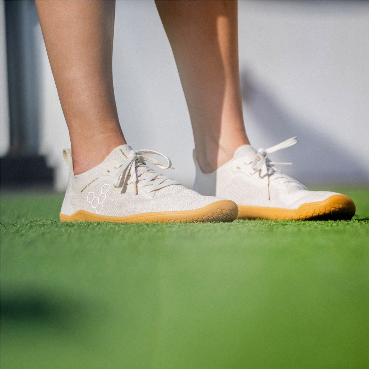 Vivobarefoot Women's Primus Lite Knit Natural Coconut