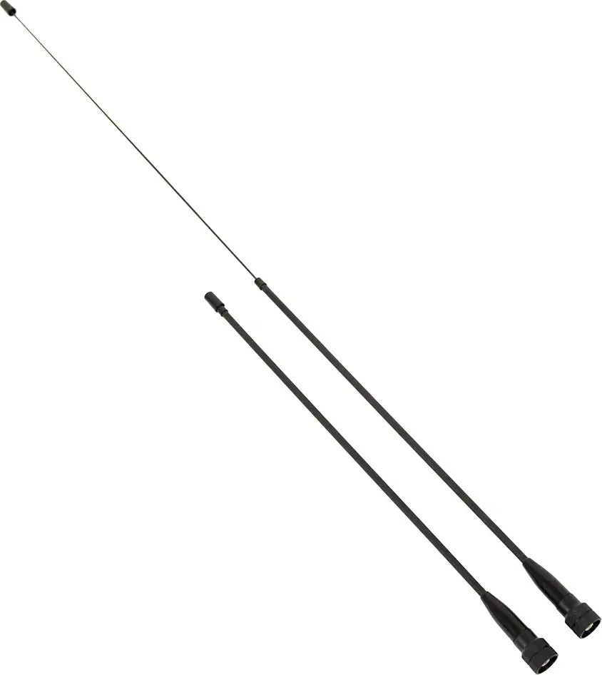 ProEquip Telescopic Antenna For 155 MHz With Icom J-Connector Black Tillbehör jaktradio OneSize
