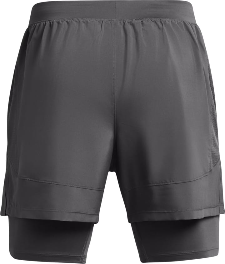 Under Armour Men's UA Launch 5'' 2-In-1 Short Gray Under Armour Under Armour Men's UA Launch 5'' 2-In-1 Short Gray Under Armour