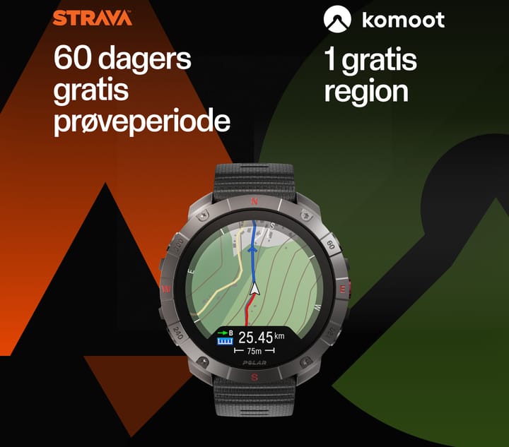 Polar Grit X2 Pro H&L Black Polar