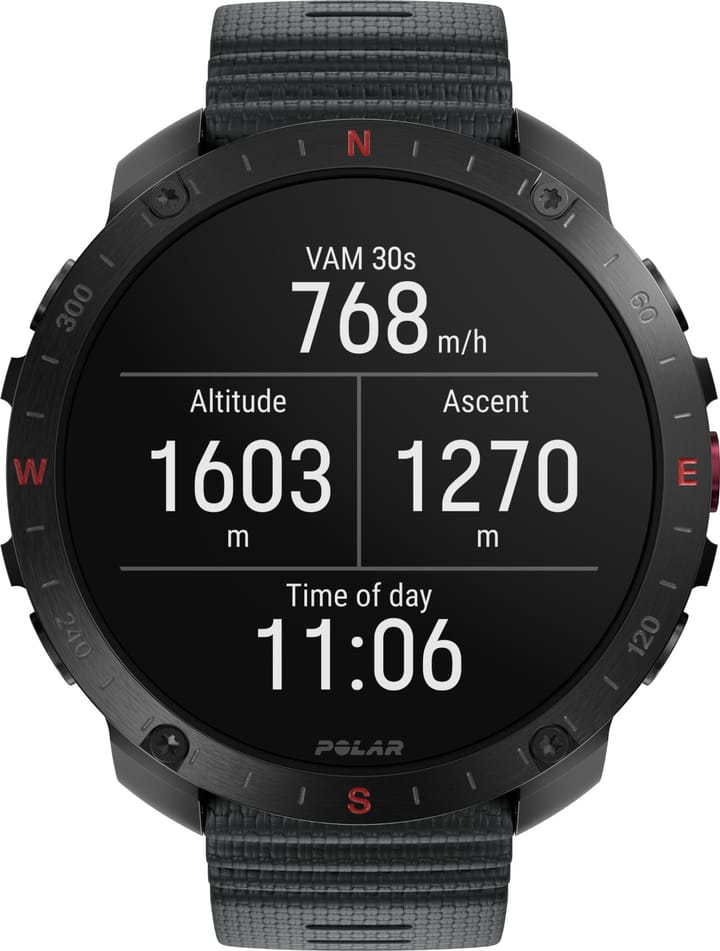 Polar Grit X2 Pro H&L Black Polar
