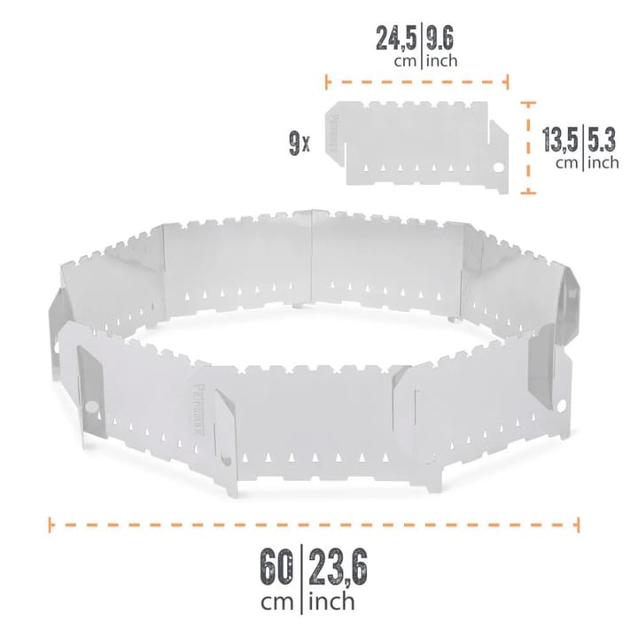 Petromax Plug-In Windbreak Fire Pits Stainless Steel Petromax