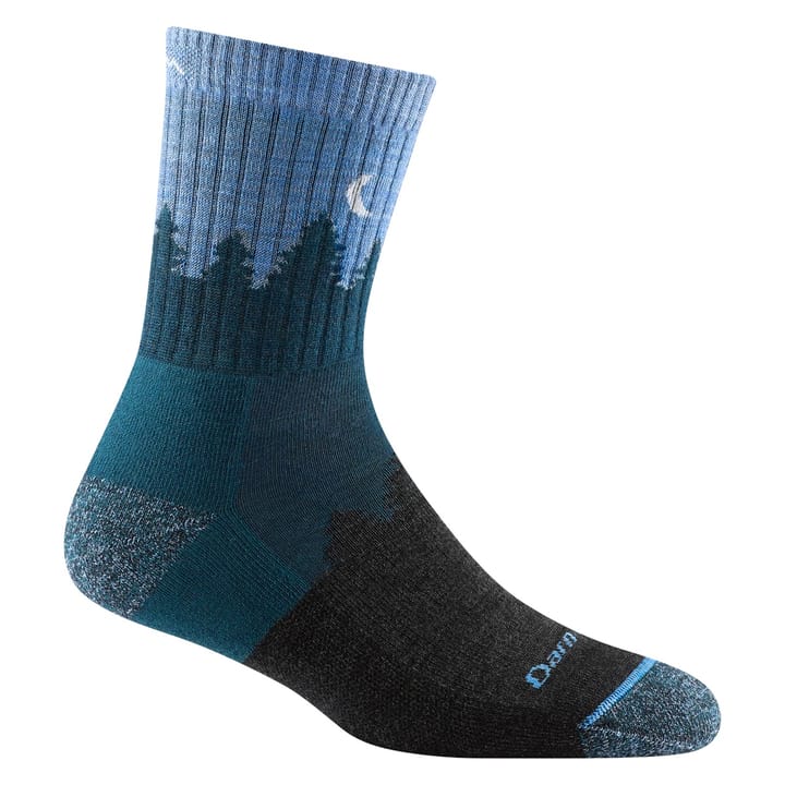 Darn Tough Women's Treeline Micro Crew Cushion Blue Darn Tough