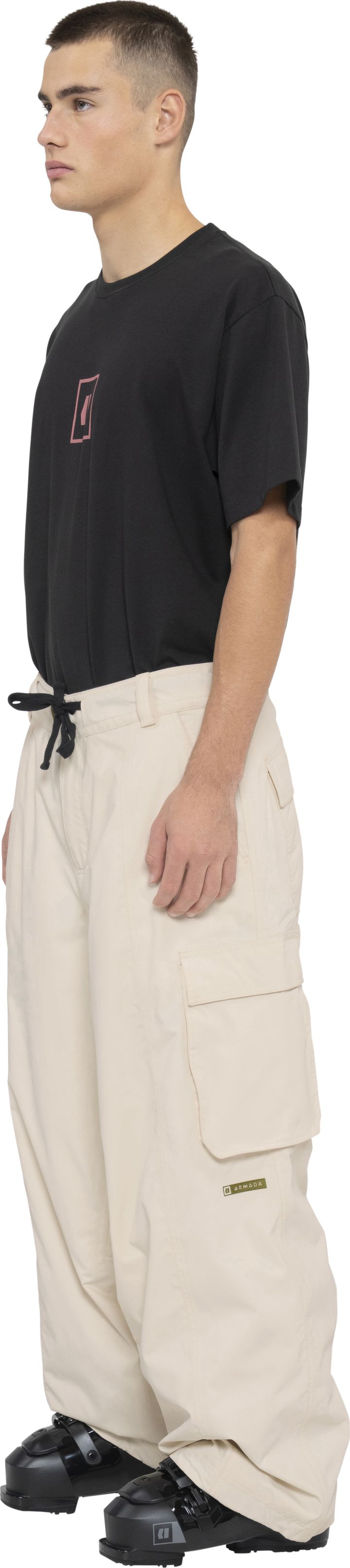 ARMADA Unisex Team Issue 2L Insulated Cargo Pant Cream/ ARMADA ARMADA Unisex Team Issue 2L Insulated Cargo Pant Cream/ ARMADA