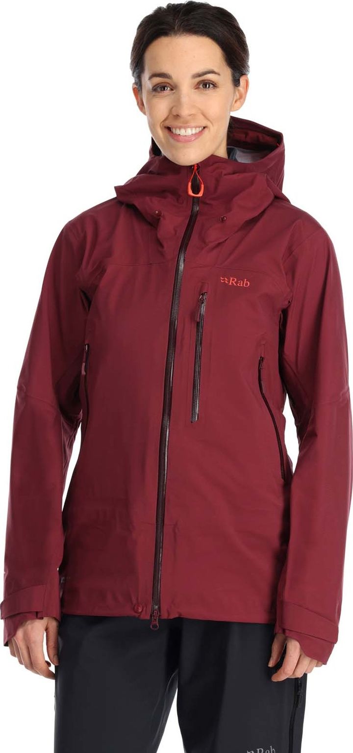 Women's Firewall Waterproof Jacket Deep Heather Rab