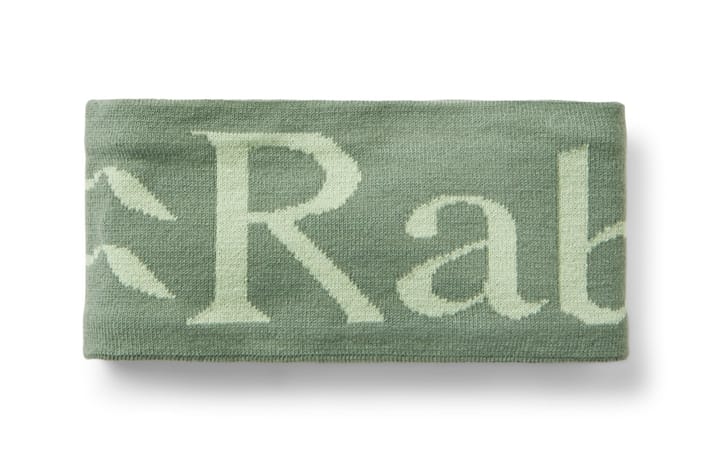 Rab Rab Knitted Logo Headband Dark Fig Green/fig Green Rab
