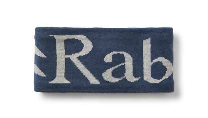 Rab Rab Knitted Logo Headband Tempest Blue/light Zinc Rab
