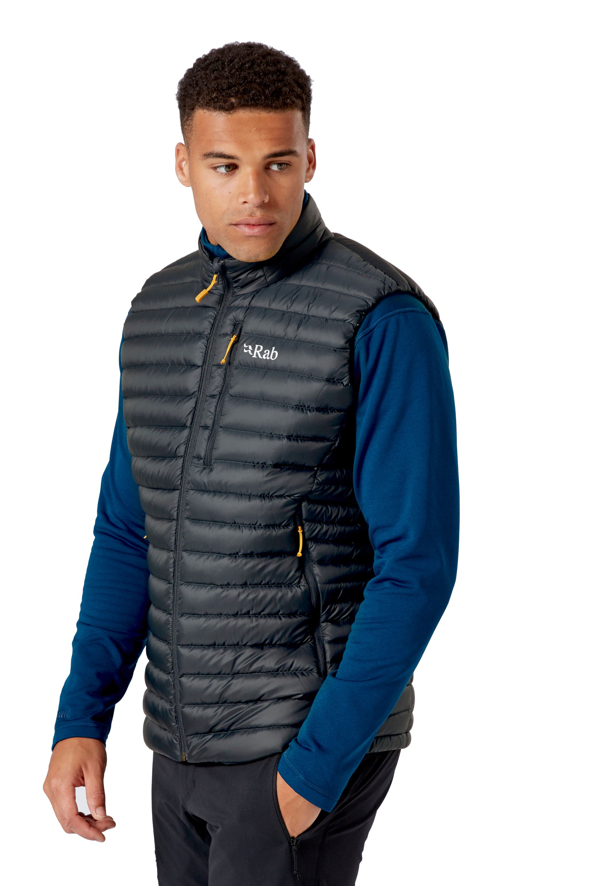 Rab Men's Microlight Down Vest Black | Köp Rab Men's Microlight