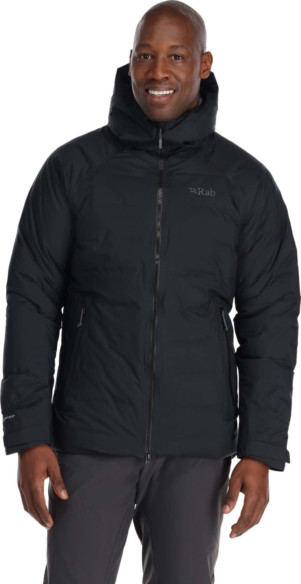 Rab Men's Valiance Waterproof Down Jacket Black