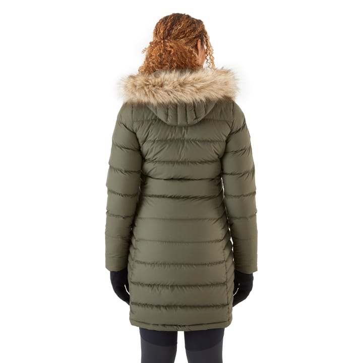 Rab Women's Deep Cover Down Parka Army Rab
