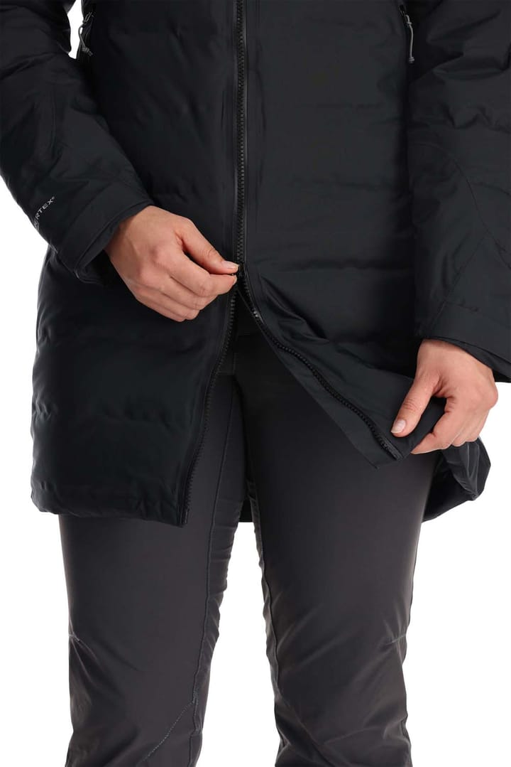 Rab Women's Valiance Waterproof Down Parka Black Rab