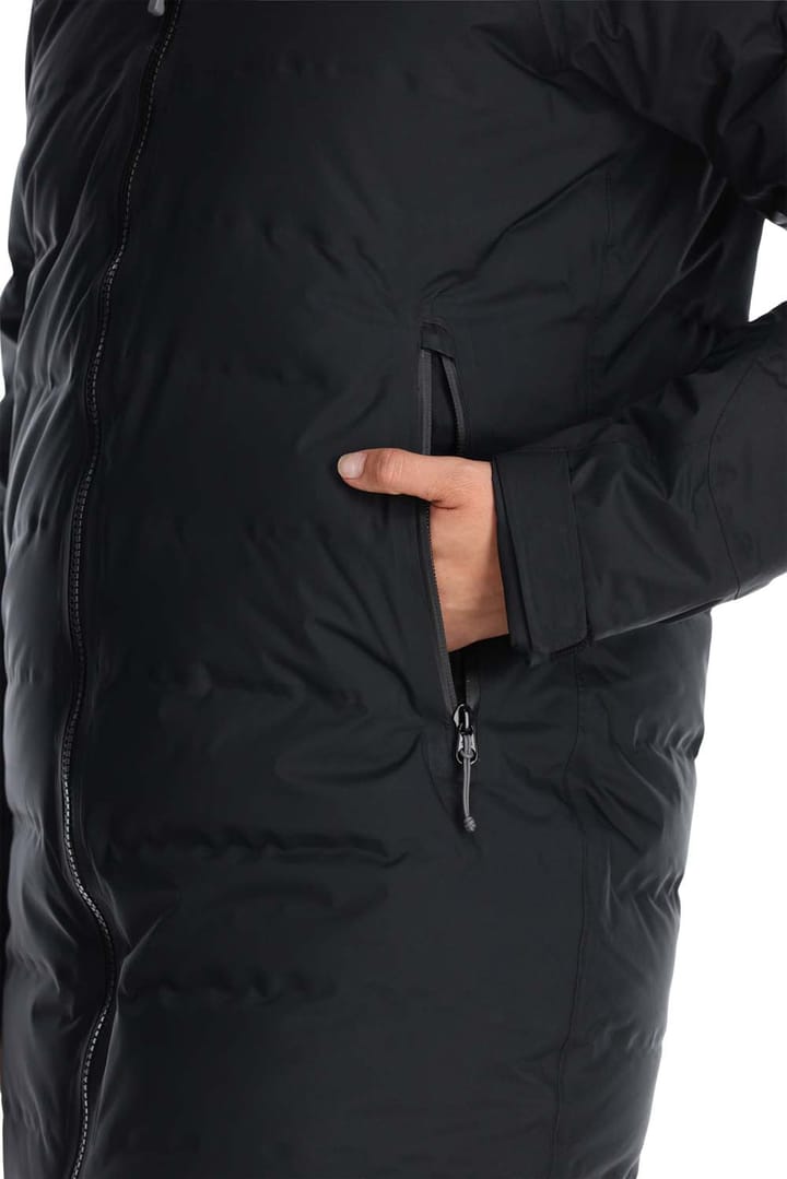 Rab Women's Valiance Waterproof Down Parka Black Rab