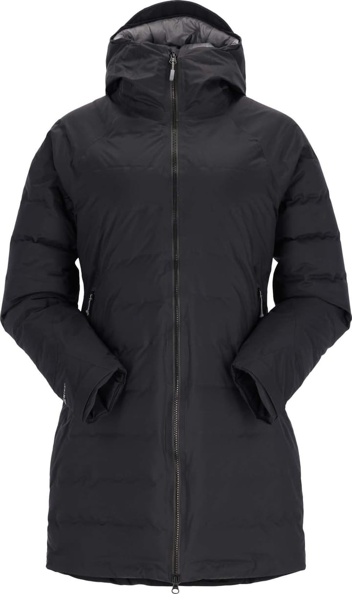 Rab Women's Valiance Waterproof Down Parka Black Rab