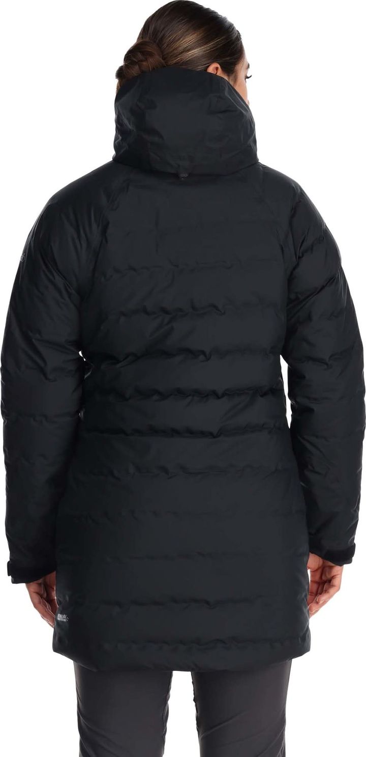 Rab Women's Valiance Waterproof Down Parka Black Rab