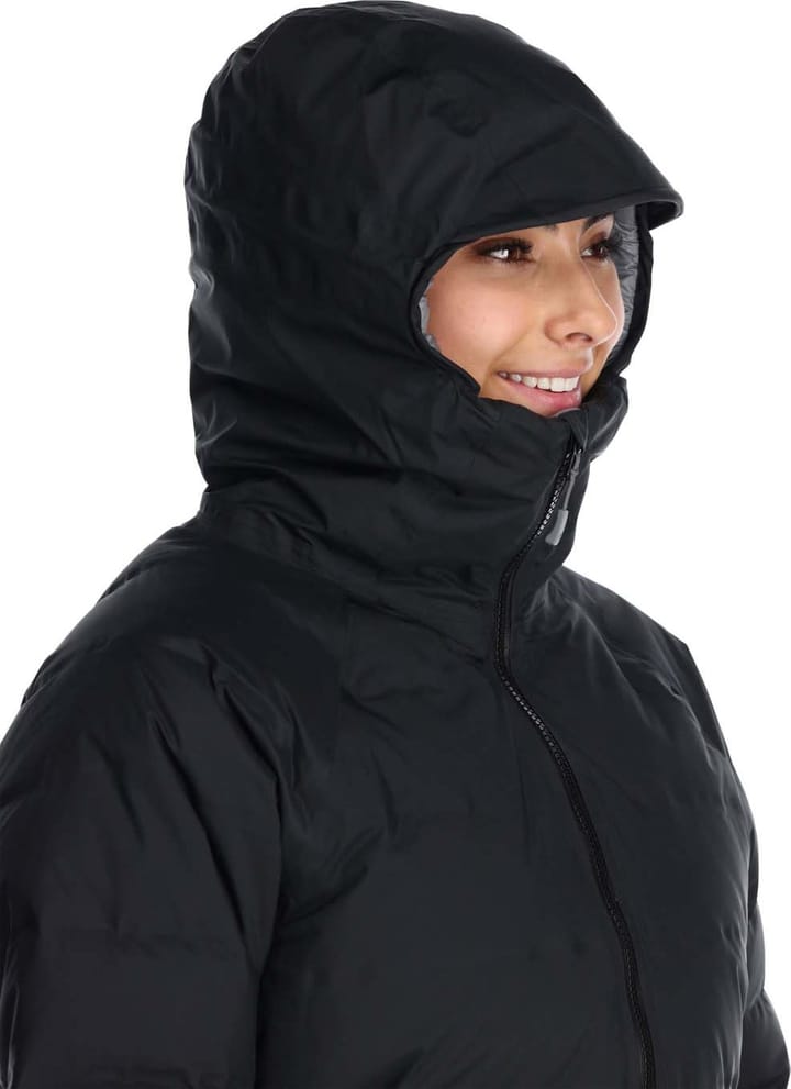 Rab Women's Valiance Waterproof Down Parka Black Rab