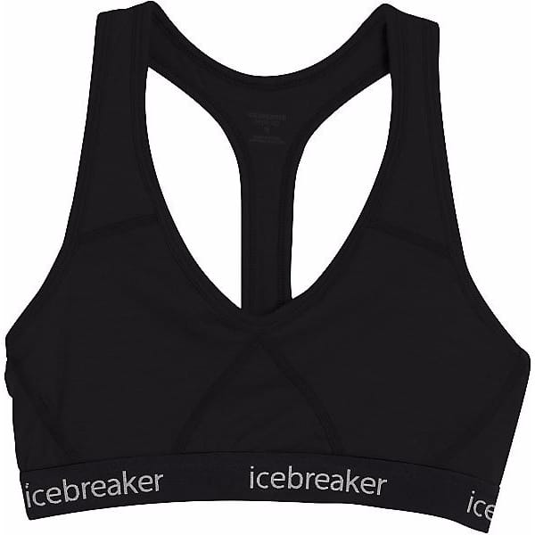 Icebreaker Women's Sprite Racerback Bra Black/Black