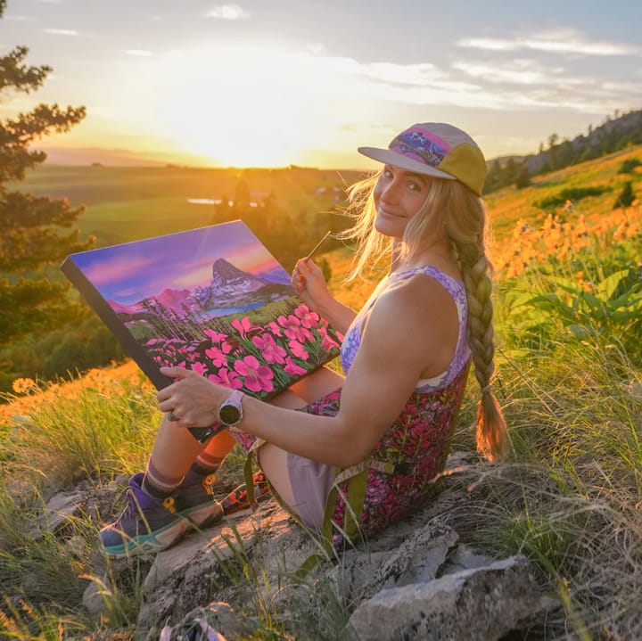 Crazy Creek Hex 2.0 Original Chair, Rachel Pohl Pine Creek Ltd. Edition Floral Crazy Creek