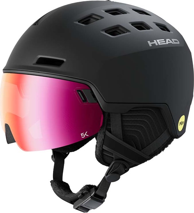 Head Radar 5k Mips Black Skidhjälmar M/L (56-59  cm)