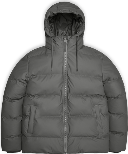 Rains Unisex Alta Puffer Jacket Grey Rains