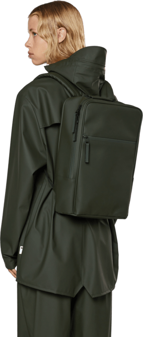 Book Backpack Green Rains