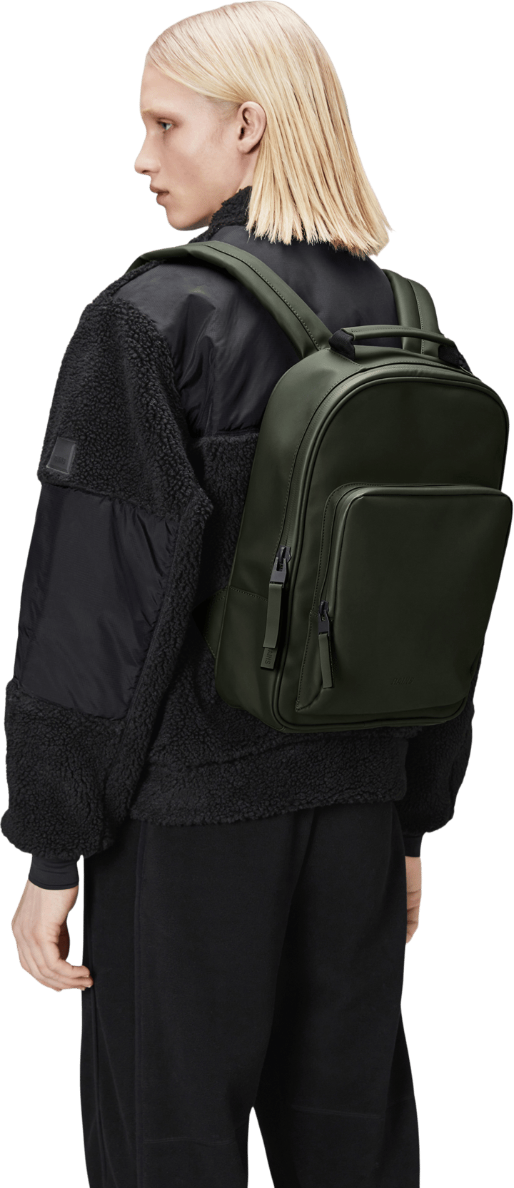 Rains Book Daypack Green Rains