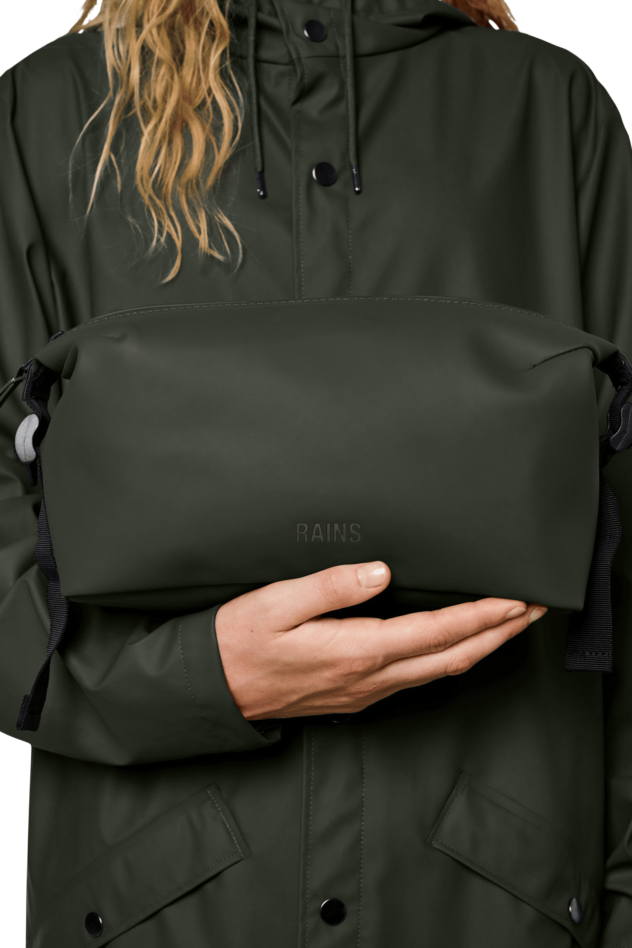 【関税込み】Hilo Bag - Rains - Synthetic - Vert Hilo Travel Bag - RAINS - Synthetic - Green
